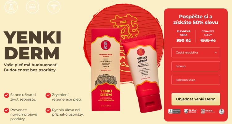 Yenki Derm | Krém pro kožní psoriázu – Názory a Cena (Czech Republic)