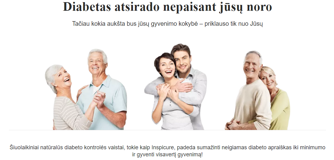 Diabetas atsirado nepaisant jūsų noro