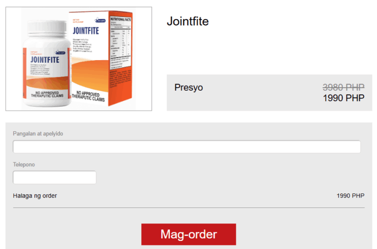 Jointfite Kapsula Philippines