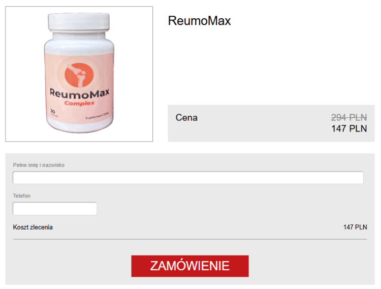 ReumoMax Cena Poland