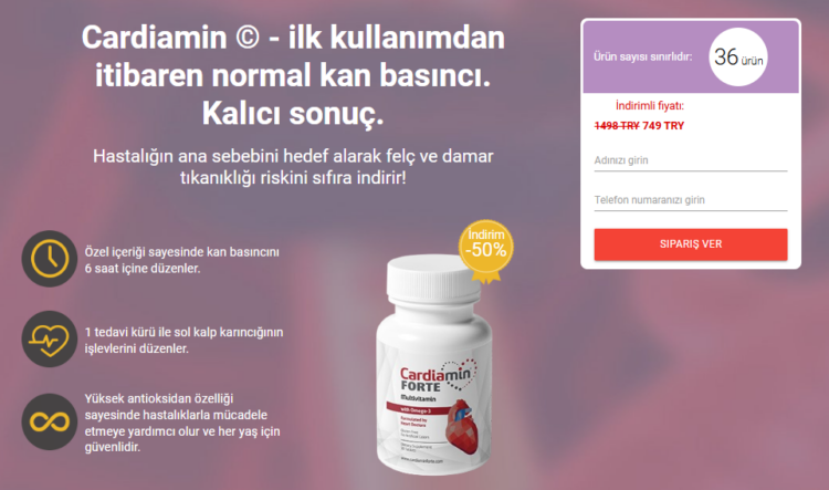 Cardiamin Forte Fiyat Türkiye