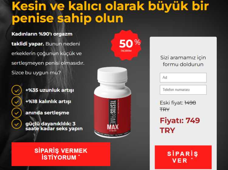 TestosPrime Max Türkiye